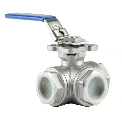 3 Way Stainless Steel Ball Valve